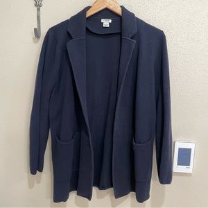 J. Crew Sophie Cotton Open Front Sweater Blazer